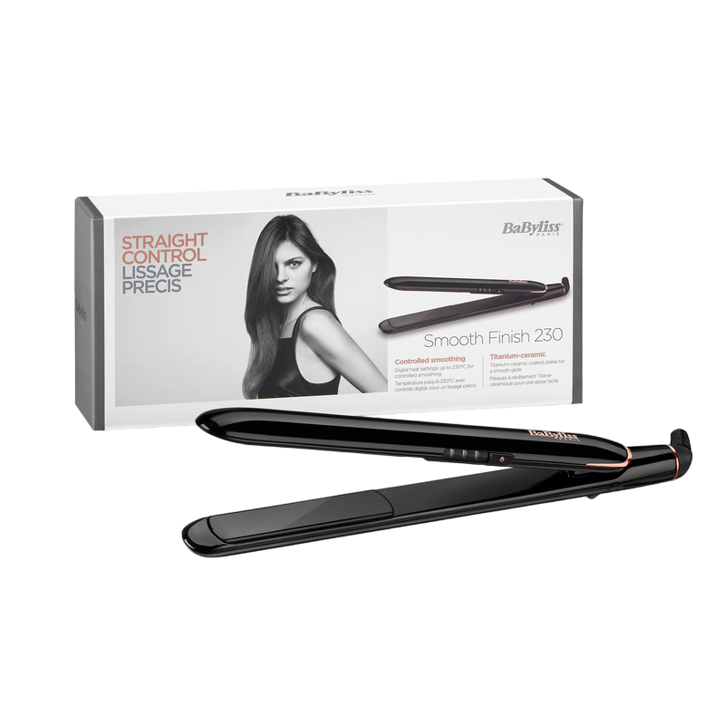 Выпрямитель для волос BaByliss ST250E, Чёрный