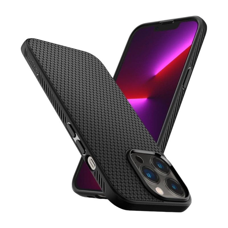 Spigen iPhone 13 Pro, Liquid Air, Matte Black