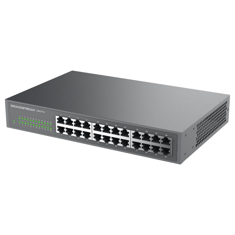 Switch de rețea Grandstream GWN7703, 24x 10/100/1000 Mbps