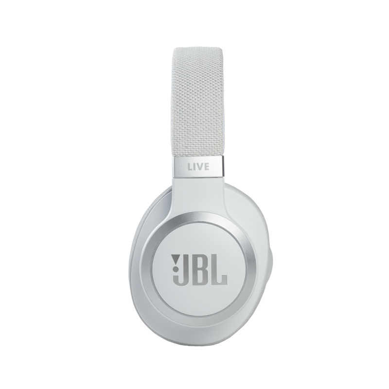 Headphones  Bluetooth  JBL   LIVE660NC White, On-ear, active noise-cancelling