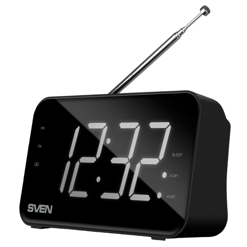 Speakers SVEN Tuner "SRP-100"  2W,FM,LED, built-in clock and alarm, battery