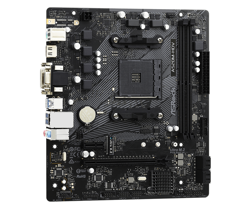 MB AM4 ASRock A520M-HDV  mATX