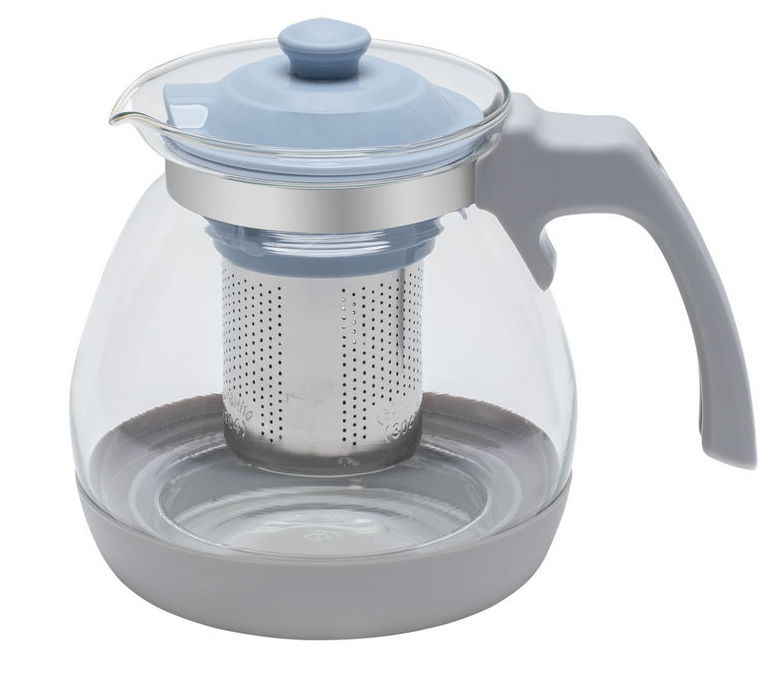 Ceainic cu infuzor RESTO 90510, 1.2L, Gri