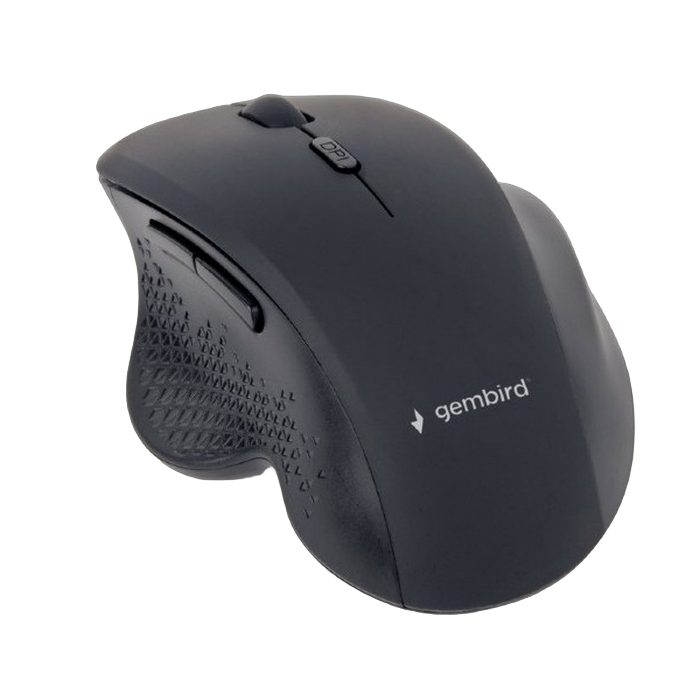 Беcпроводная мышь Gembird MUSW-6B-01, Чёрный