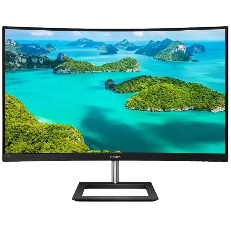 31,5" Монитор Philips 322E1C, VA 1920x1080 FHD, Чёрный