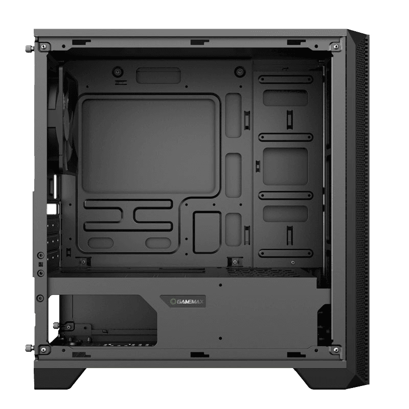 Carcasă PC Gamemax Silent Hill, Midi-Tower, Fără PSU, Negru