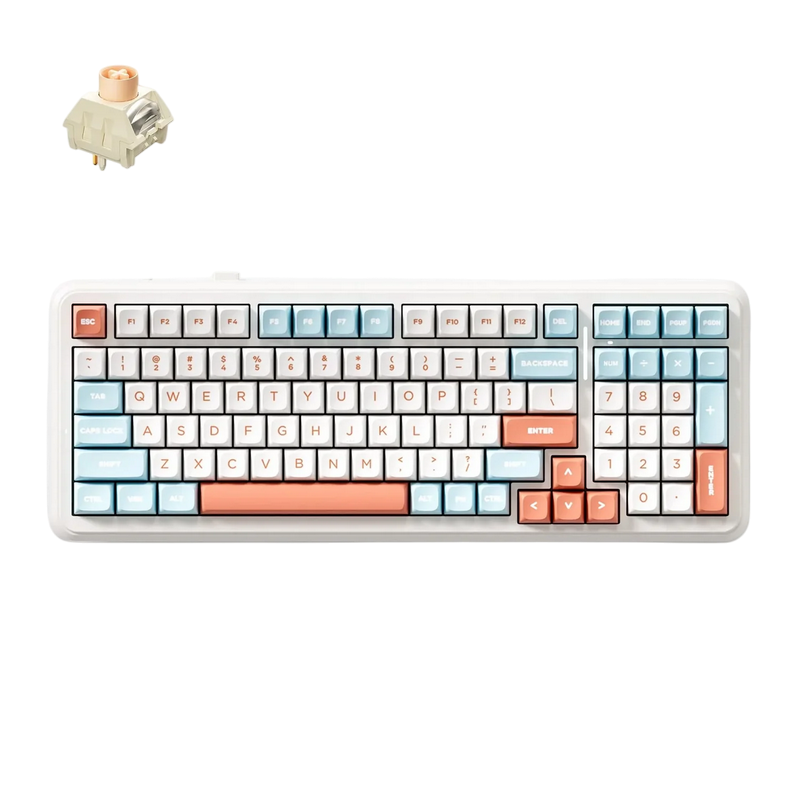 Tastatură MCHOSE K99 V2 Mecanic Alb