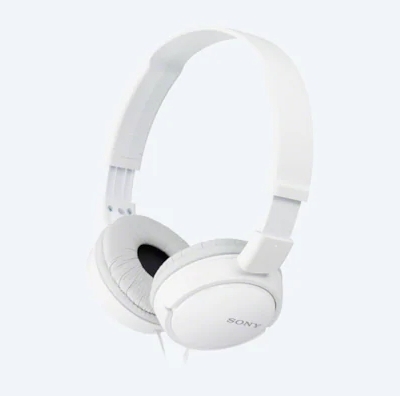 Гарнитура для мобильных телефонов SONY MDR-ZX110AP, Проводной аналоговый, Белый