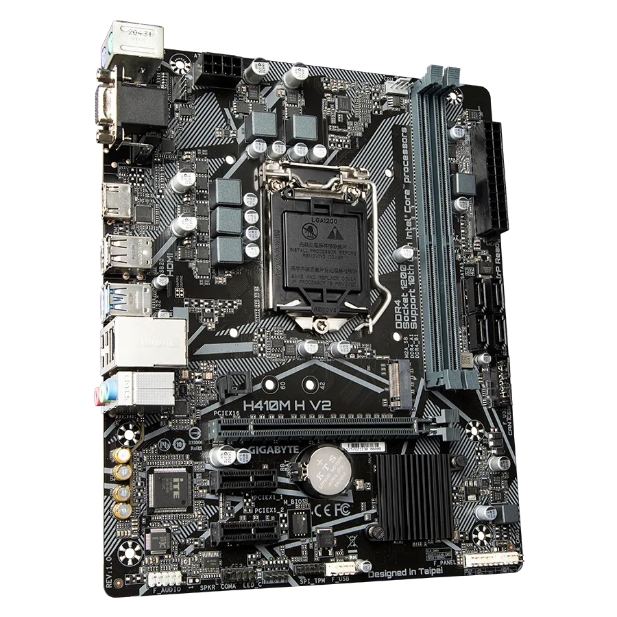 MB S1200 Gigabyte H410M H V2 1.0 mATX