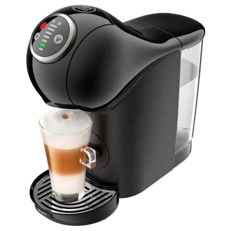 Cafetiera cu capsule Krups Genio S Plus + Capsule Nescafe Dolce Gusto Negru