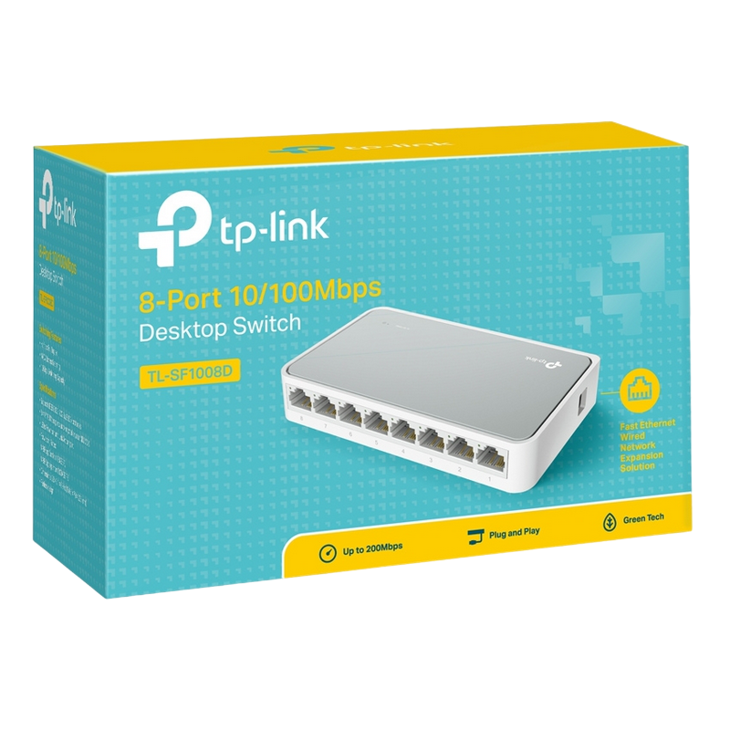 .8-port 10/100Mbps Desktop Switch  TP-LINK 