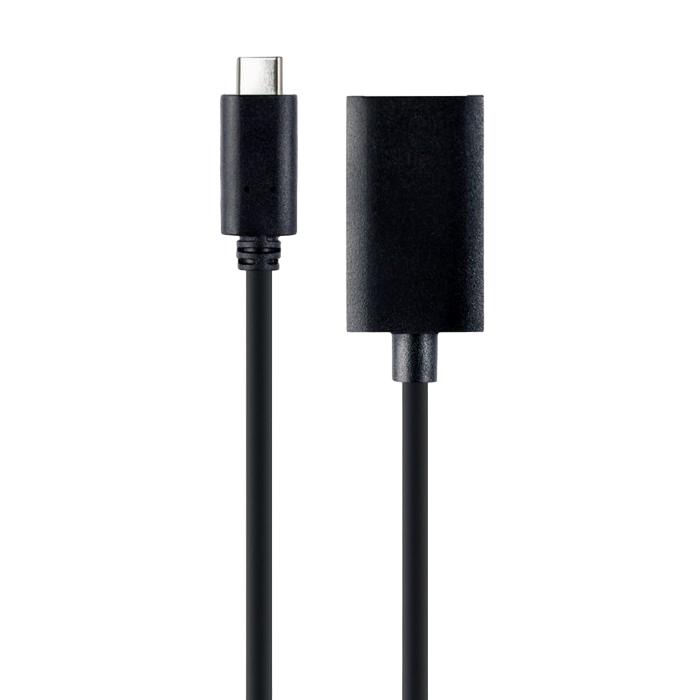 Adapter  Type-C to DP socket 0.15m Cablexpert, up to 4K at 60 Hz, A-CM-DPF-02