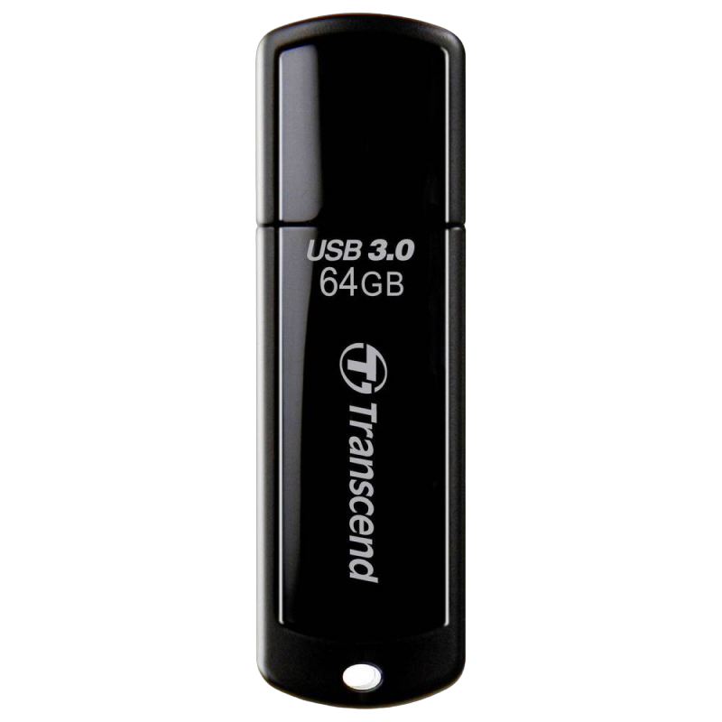 USB Flash накопитель Transcend JetFlash 700, 64Гб, Чёрный