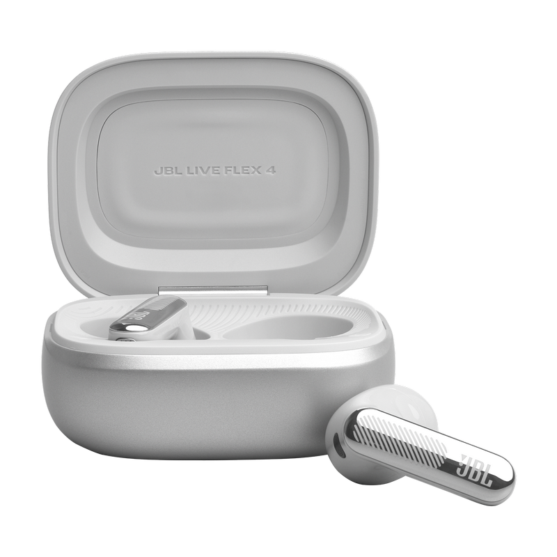 Căști Bluetooth JBL LIVE Flex 4 Argintiu