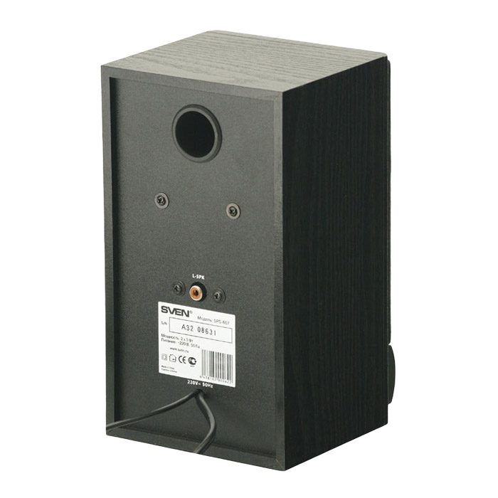 Компьютерные колонки 2.0 SVEN SPS-607, Чёрный
