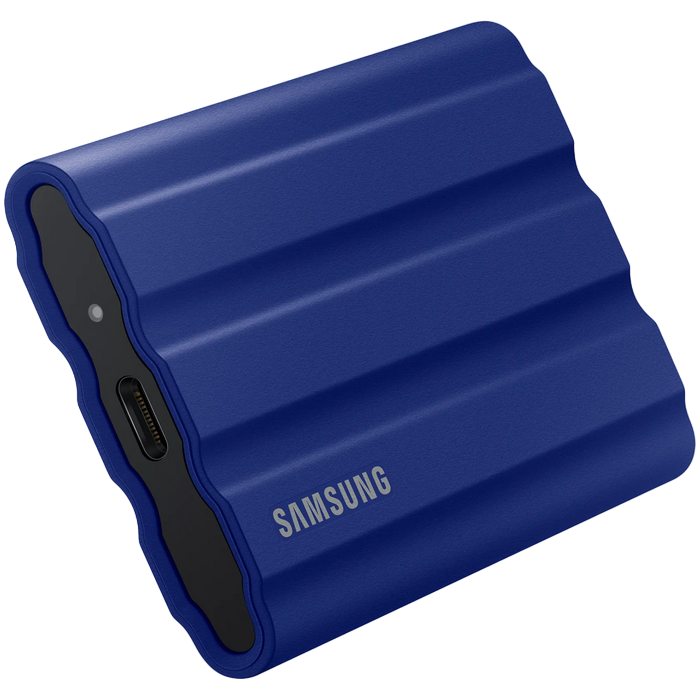SSD portabil extern Samsung T7 Shield, 1 TB, Albastru (MU-PE1T0R/EU)