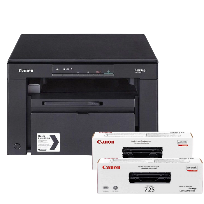 MFD Canon i-Sensys  MF3010 Bundle, & CRG725 x 2 pcs