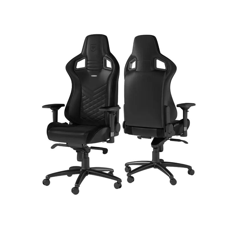 Игровое кресло Noblechairs Epic, Искусственная кожа, Черный/Красный