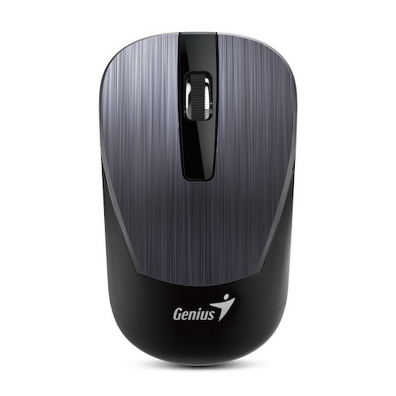 Wireless Mouse Genius NX-7015, Optical, 800-1600 dpi, 3 buttons, Ambidextrous,BlueEye,1xAA,Iron Gray