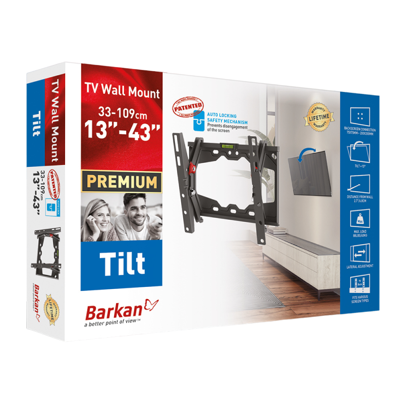 Suport pentru TV Barkan ''E210+'' Black 13