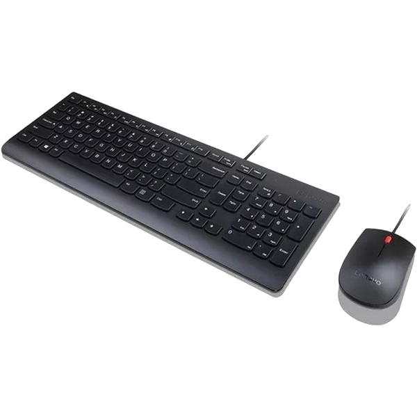 Set Tastatură + Mouse Lenovo 4X30L79912, Cu fir, Negru