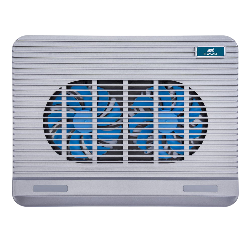 Notebook Cooling Pad RivaCase 5555 Silver, up to 15.6', 1x150mm, Adjustable height
