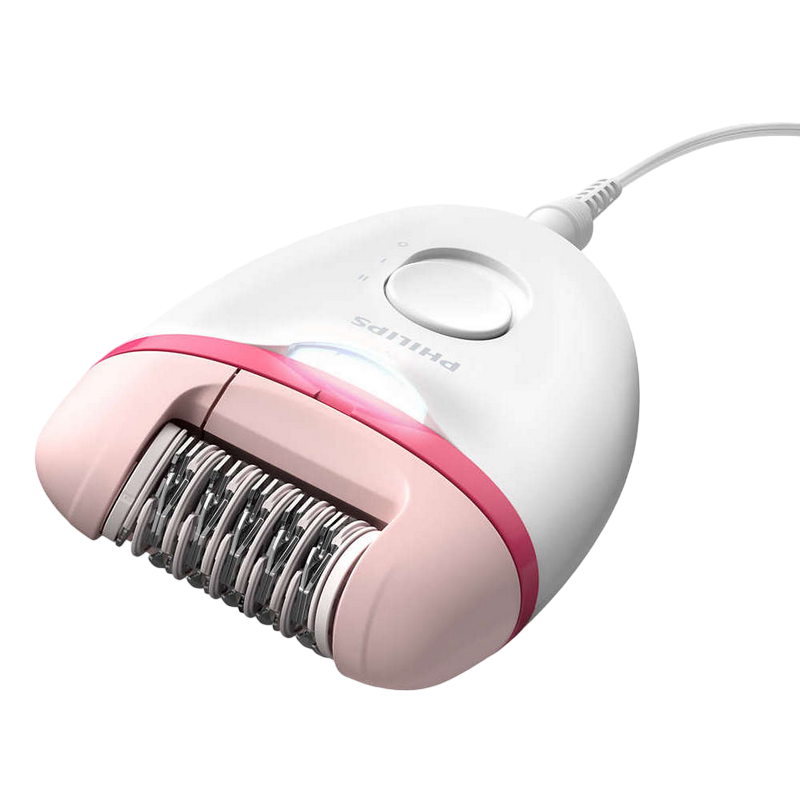 Epilator PHILIPS BRE255/00, Alb/Roz