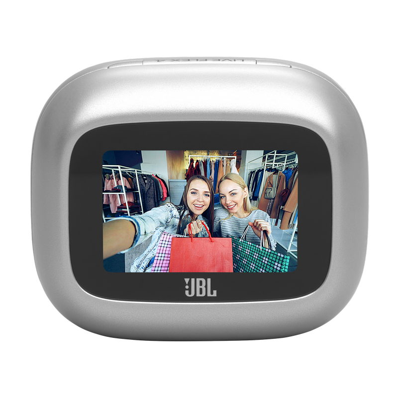 Căști Bluetooth JBL LIVE Flex 4 Argintiu