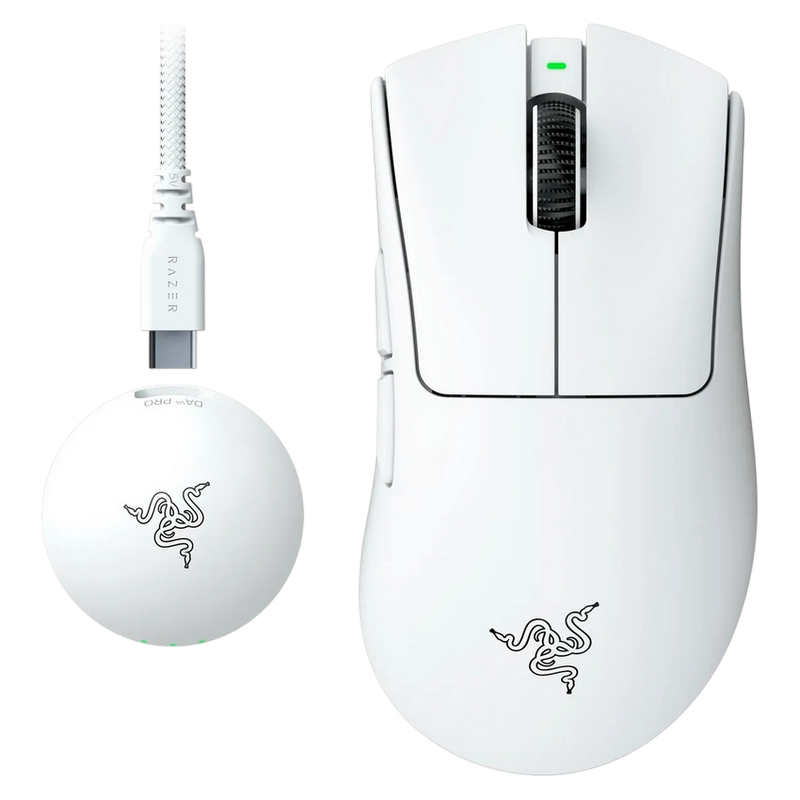 Игровая мышь Razer DeathAdder V4 Pro Проводное / беспроводное Белый