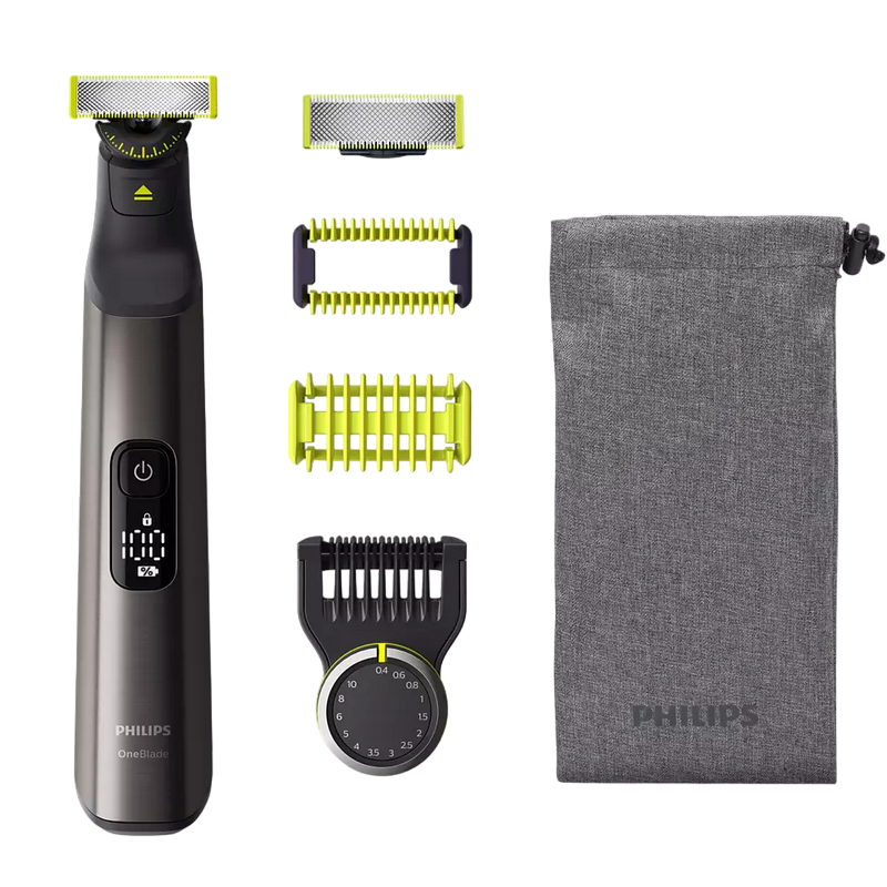 Мужской Триммер Philips OneBlade Pro 360 QP6551/15, Хром