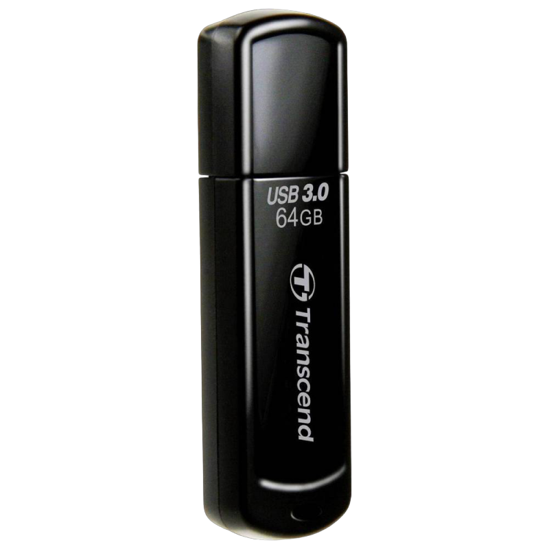 USB Flash накопитель Transcend JetFlash 700, 64Гб, Чёрный