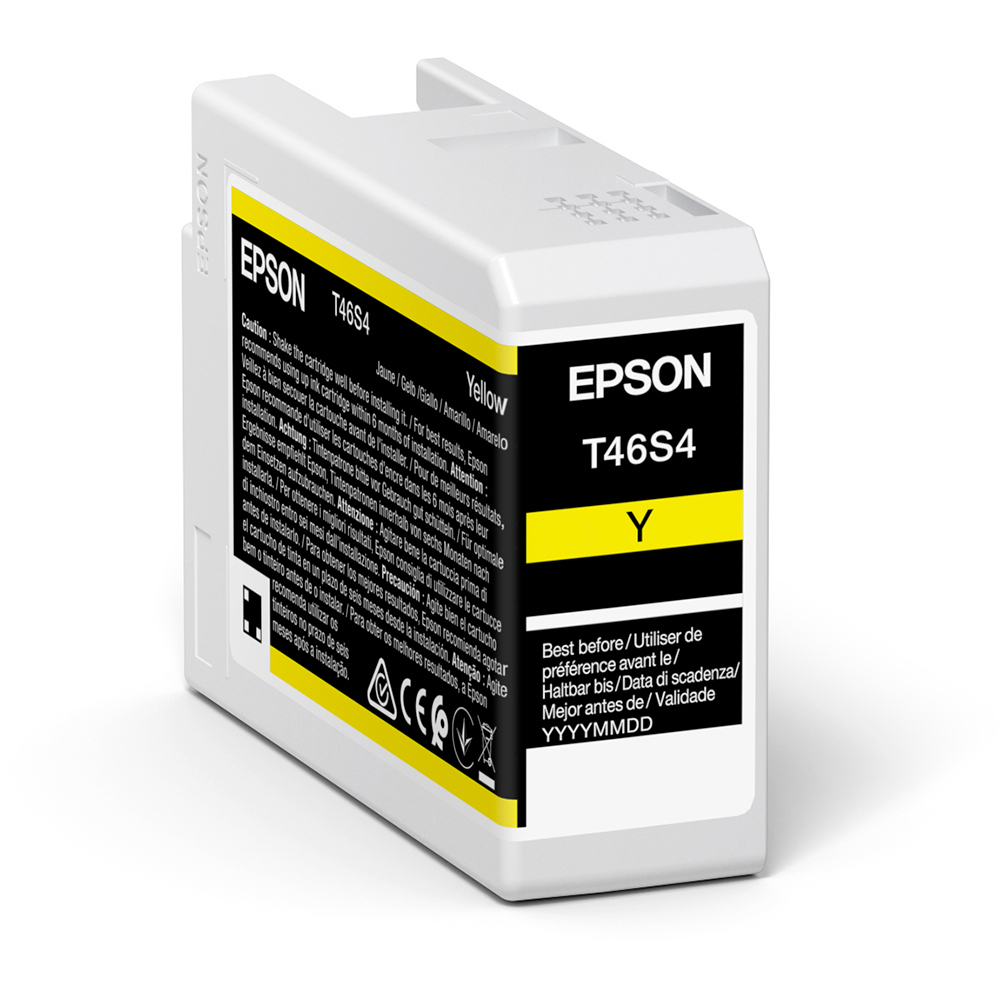 Картридж чернильный Epson T46S UltraChrome Pro 10, C13T46S400, Желтый