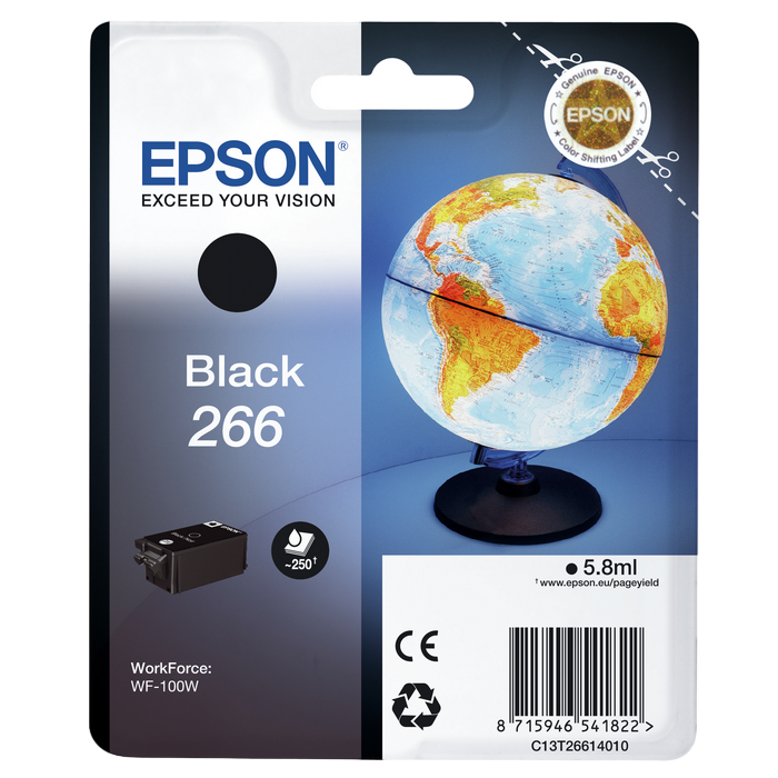 Ink Cartridge Epson C13T26614010 Black for WF-100