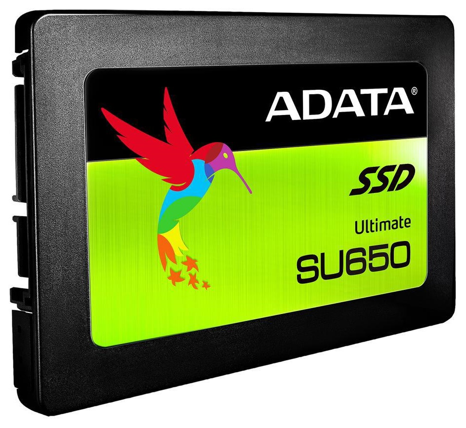 2.5" SATA SSD    120GB   ADATA Ultimate SU650 [R/W:520/320MB/s, 20K/75K IOPS, MK/SMI, 3D-NAND TLC]