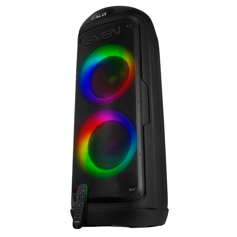 Partybox SVEN "PS-770" 100W, TWS, Bluetooth, FM, USB, microSD, LED-display, 4400mA*h