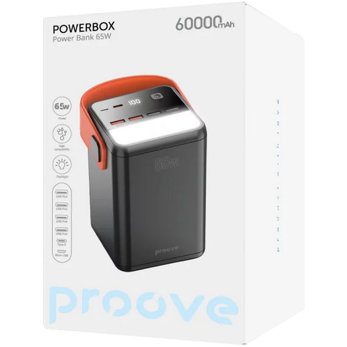 Acumulator extern Proove Powerbox Negru