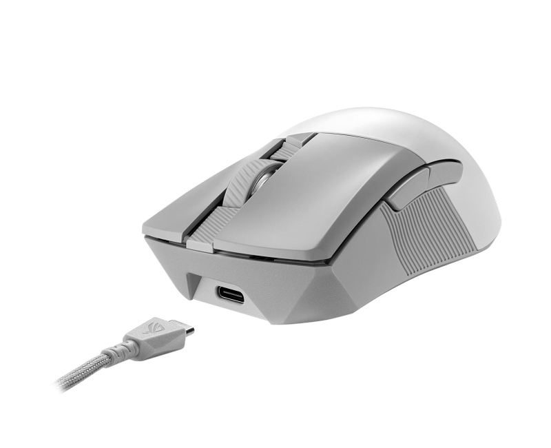 Gaming Mouse ASUS ROG Gladius III Wireless AimPoint, Alb