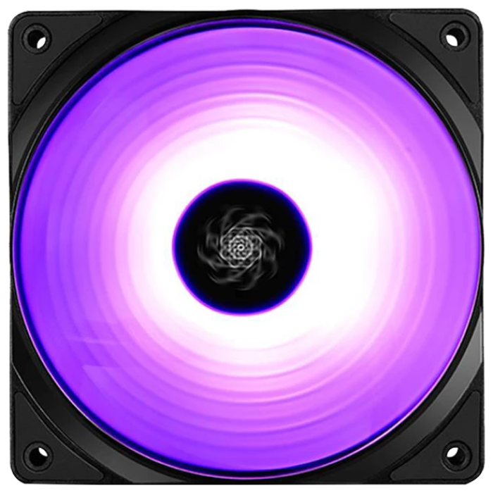 PC Case Fan Deepcool CF 120, 120x120x25mm, 17.8-27dB, 56.5CFM, 500-1500RPM, Hydro Bearing, RGB LED