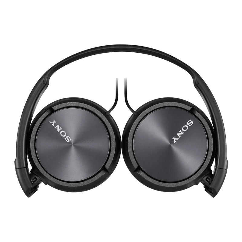 Headphones  SONY  MDR-ZX310AP, Mic on cable,  4pin 3.5mm jack L-shaped, Cable: 1.2m, Black