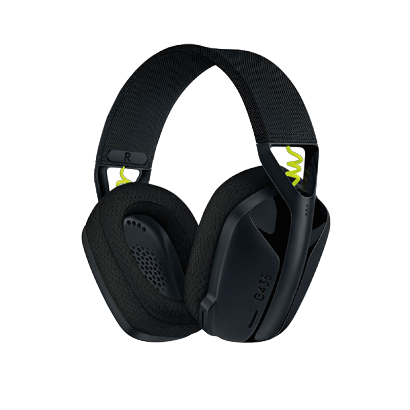Căști gaming Logitech G435, Wireless, Negru