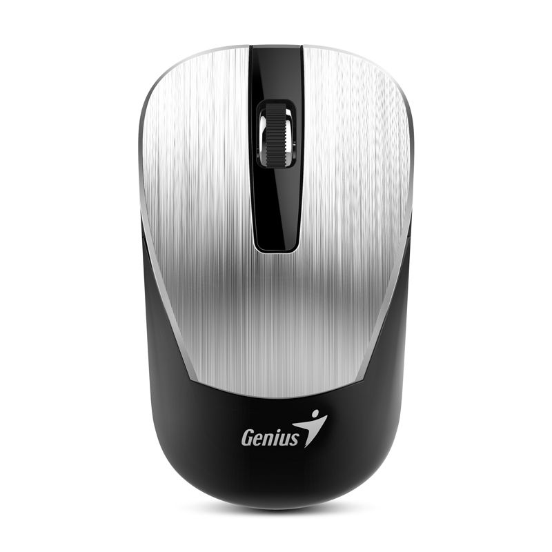 Wireless Mouse Genius NX-7015, Optical, 800-1600 dpi, 3 buttons, Ambidextrous, BlueEye, 1xAA, Silver