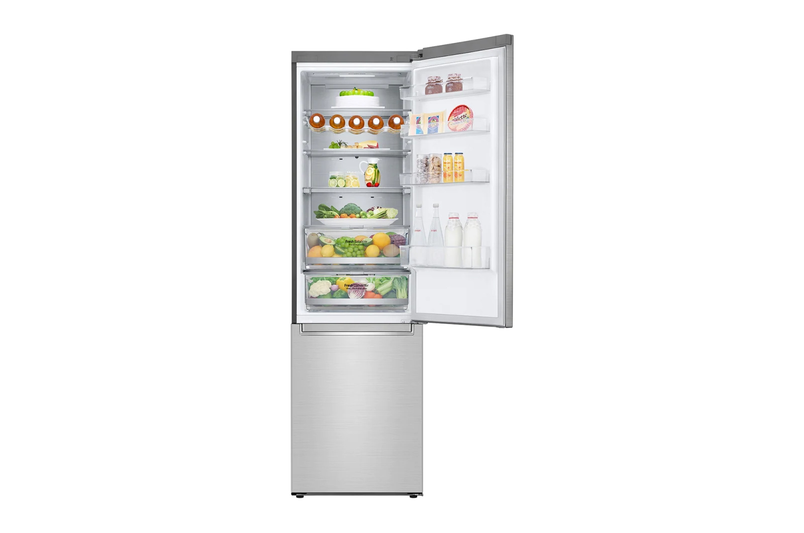 Холодильник LG GW-B509PSAP, DoorCooling+, Нержавеющая сталь
