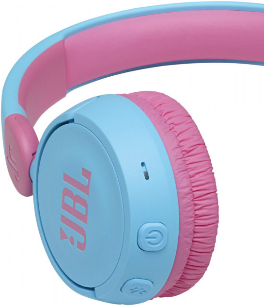 Детские наушники JBL JR310, Bluetooth/Проводное аналоговое, Голубой