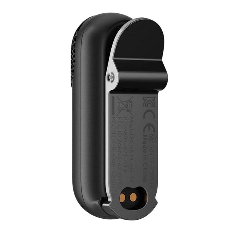 Microfon portabil pentru înregistrare vocală Boya Magic Fără fir Negru