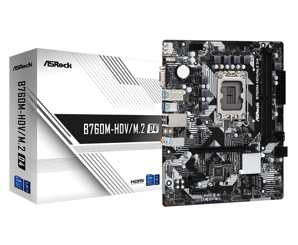 MB S1700 ASRock B760M-HDV/M.2 D4  mATX