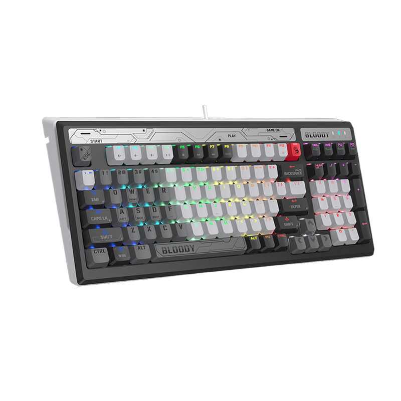 Tastatură Bloody B950, Cu fir, Gri