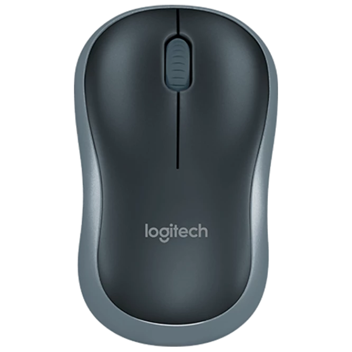 Беcпроводная мышь Logitech M185, Серый