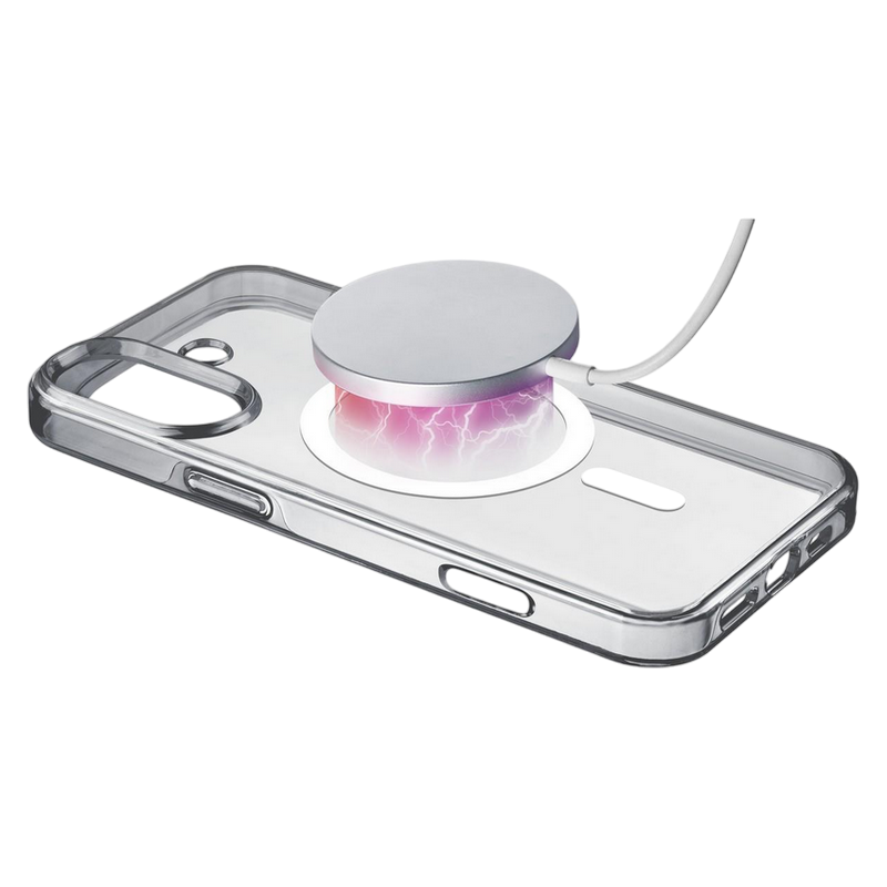 Husă Cellularline Gloss Mag - iPhone 16, Transparent
