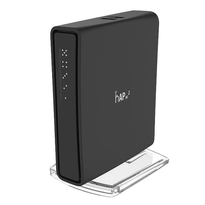 Router fără fir MikroTik hAP AC2, Negru