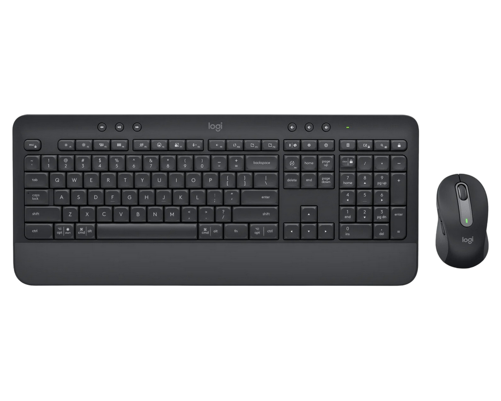 Set Tastatură + Mouse Logitech MK650, Fără fir, Grafit